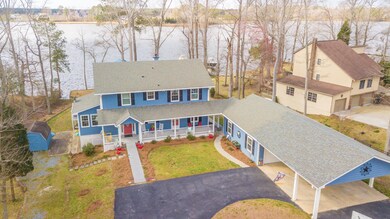 003 aerial front of home