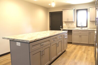 Custom built cabinetry Painted Gray