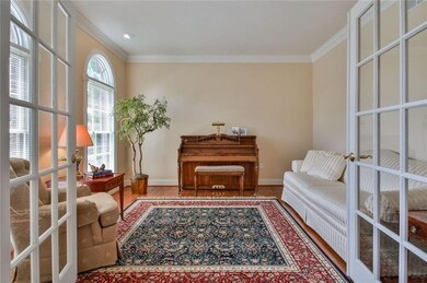 Close the living room doors for a quiet escape...o