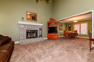 Living Room open to Formal Dining...great area to 