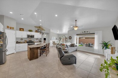 Open Concept Kitchen and Living Area