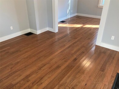 New hardwood flooring.