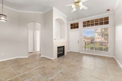 Another view of the family room looking back at th