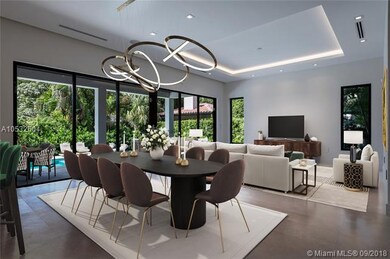 Virtually Staged Dining Area.  Note: Dining light 