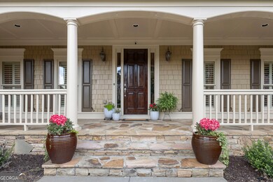 Flagstone porch