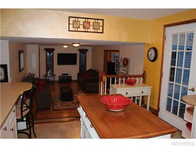 Kitchen Kitchen opens into inviting family room