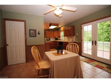 Dining area is open to the great room & kitchen. P
