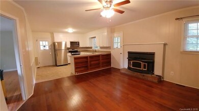 Family room adjacent to kitchen