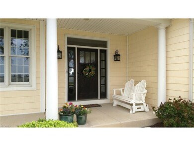 Warm and inviting entry