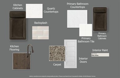 Interior design selections
