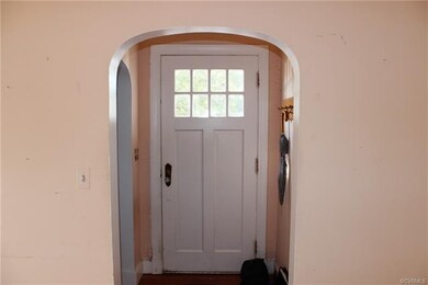 Entry foyer with coat closet.