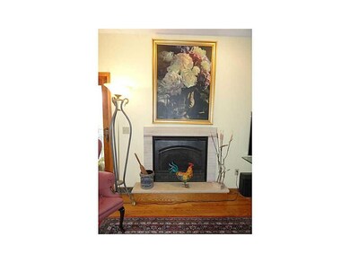 Fireplace.
