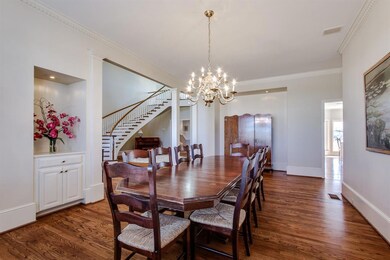 Dining room has a built-in plus a niche for your China Hutch.