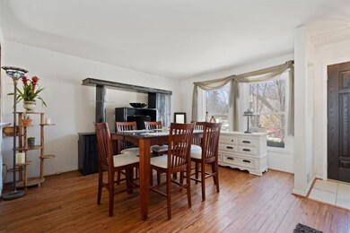 Separated large formal dining space.