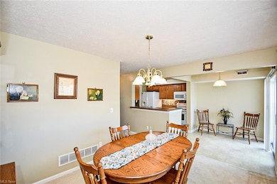 Easy access from the the eat in kitchen