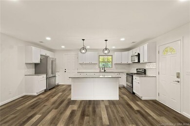 Beautiful kitchen with breakfast bar