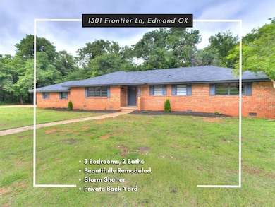 Absolutely stunning mid century remodel located in a coveted area of Edmond.