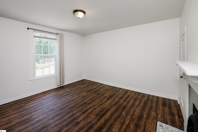 Luxury laminate plank flooring and 3 closets.