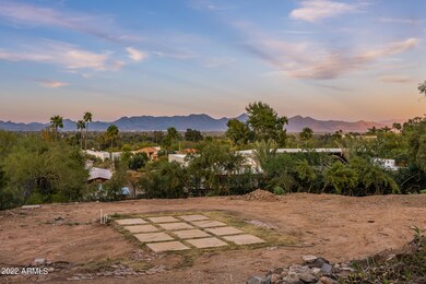 City and mountain views