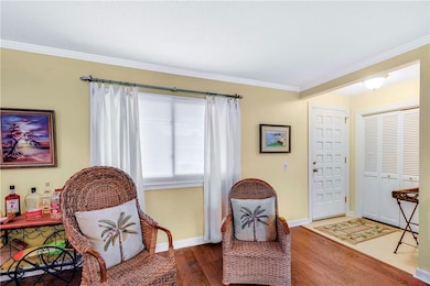 Entryway to condo.