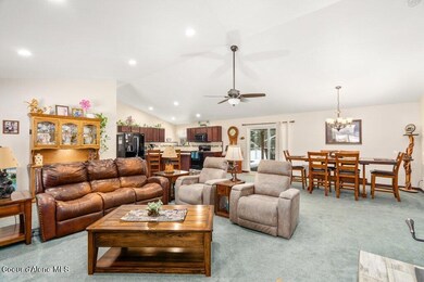 Living room to dining room