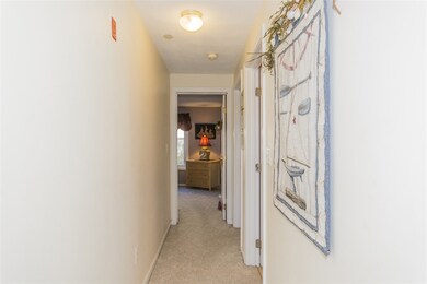 Bedrooms are tucked away in the back.
