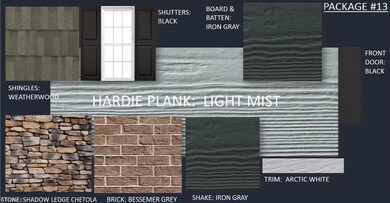 Exterior Color Package 13 - No Brick or Stone on home