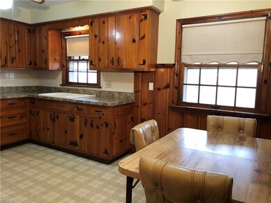 Beautiful woodwork in kitchen.