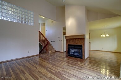 Wood Burning Fireplace in Living Room