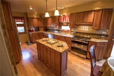 Hardwood floors combined with the top notch cabine