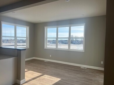 A sneak peak at the morning room located just off the kitchen! Actual interior of the home!