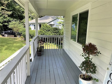 Deck featuring a yard