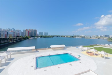 Pool area view from balcony