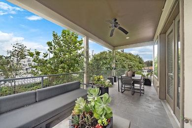 Private patio with almost 360 views.