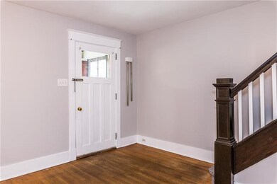 Fresh new coat of paint, and original hardwood