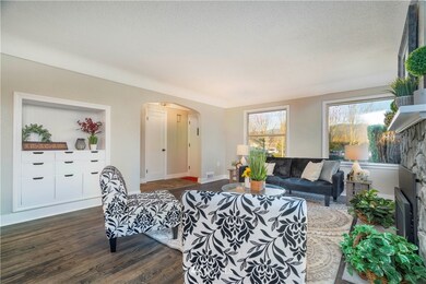 Built-ins add to the charm of this house as well as providing extra storage.