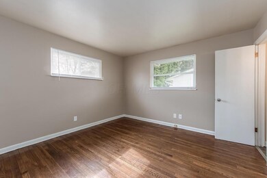 View of master bedroom from hall