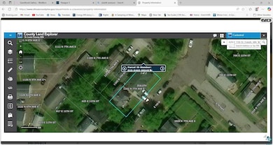 Aerial view of property's location featuring property boundaries highlighted