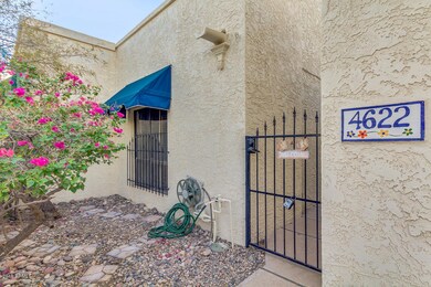 Outside front gate