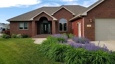 Front Door with Landscaping