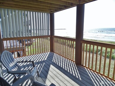 Step out onto the Deck to watch the beautiful sunsets and crashing Pacific Ocean waves and the Jetty.