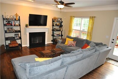 Den with lots of Natural Light and Fireplace