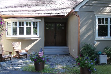 DOUBLE MAHOGONY FRONT DOORS
