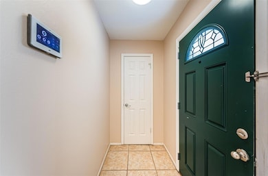 Foyer with coat closet