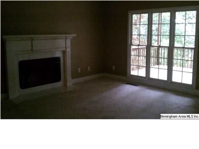 Living room with fireplace