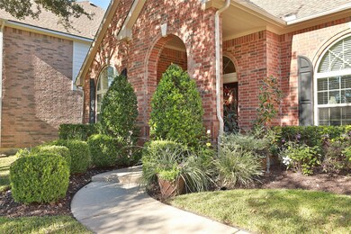 Picturesque curved entryway, Weatherproof outlets,
