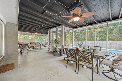 Screened in back porch