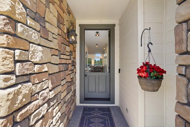 Dutch door with glass