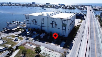 Aerial view of lot with views of Fort Myers beach