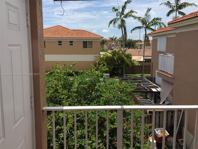 Rear balcony with storage room